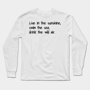 Emerson Quote Long Sleeve T-Shirt